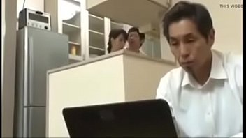 Japanese Asian Mom Cheating with her Young s.