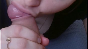 wife sucks and gets cum in mouth