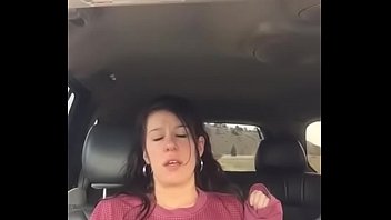 Car Masturbation by Husband