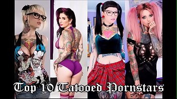 Top 10 Tattooed Pornstars