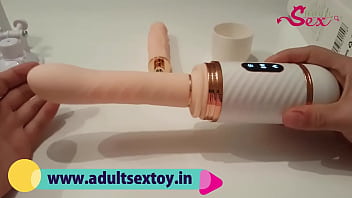 Sexy Girl Play With Sex Machine