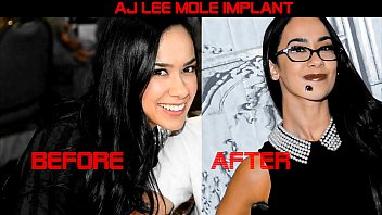 The uglyfing process of AJ Lee