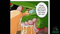 DBZ parody Chichi Hotwife fudendo com Piccolo