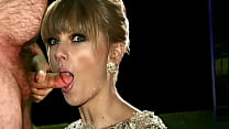 Taylor Swift cumshot tribute sucking my dick